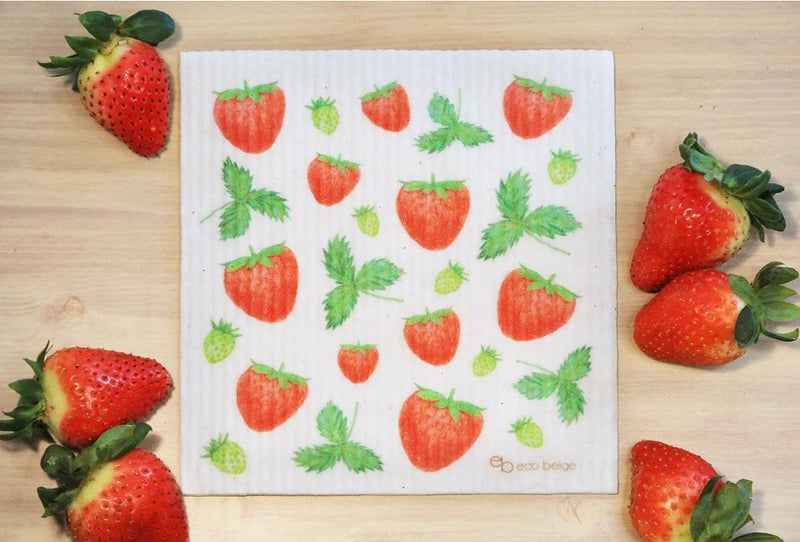 Ivy Lynne Home Sponge cloths Strawberry Swedish Sponge Cloths - Variety of Prints